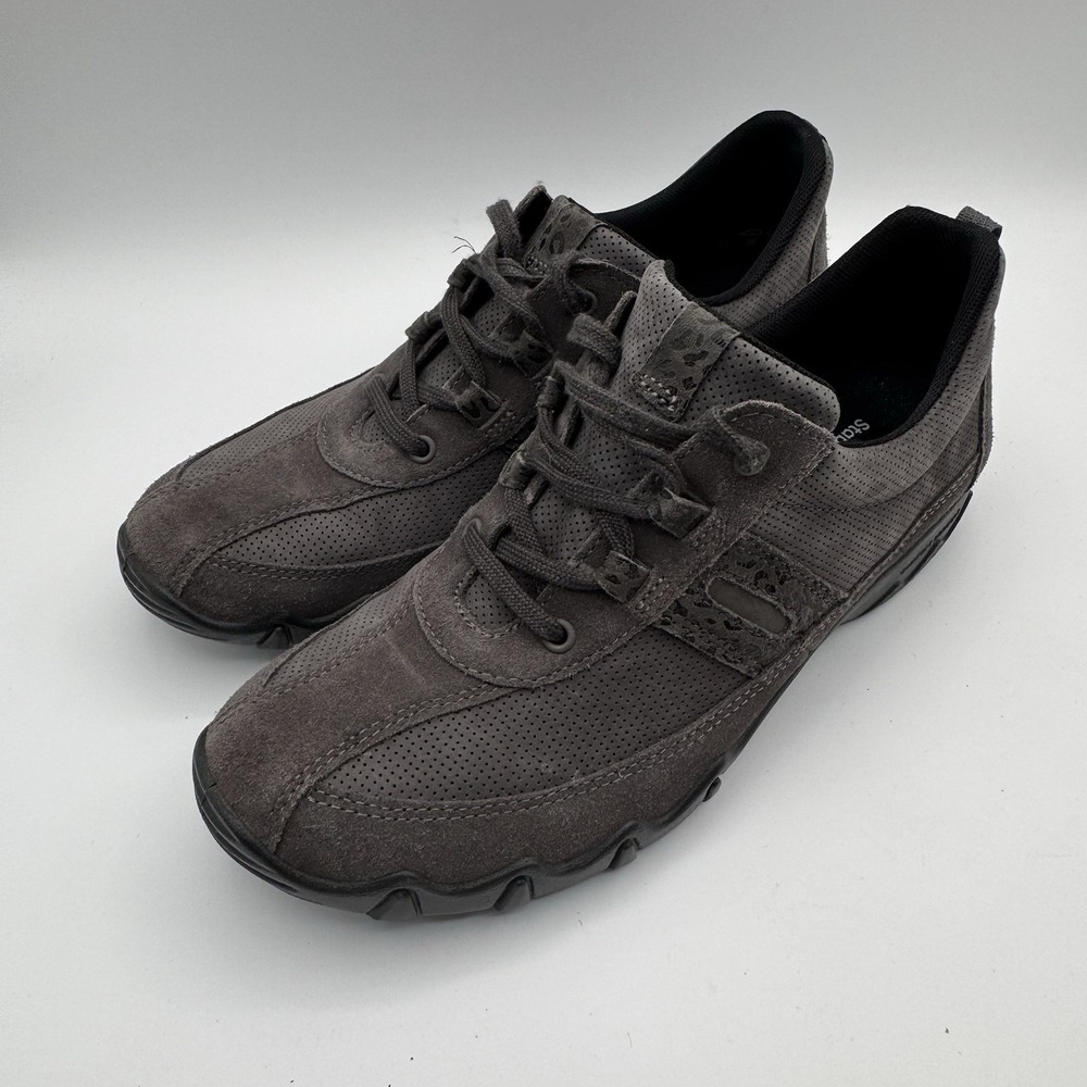 Hotter Animal Leanne II Training‎ Shoes Womens 9 UK 7 Grey Suede Mesh Stability+